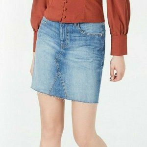 M1858 Emery Deconstructed Denim Mini Skirt
